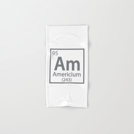 Americium - American Science Periodic Table Hand & Bath Towel