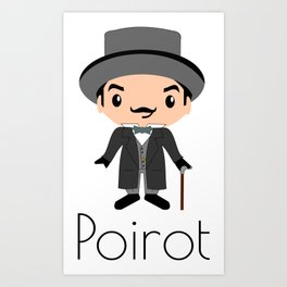 Hercule Poirot | Agatha Christie Art Print