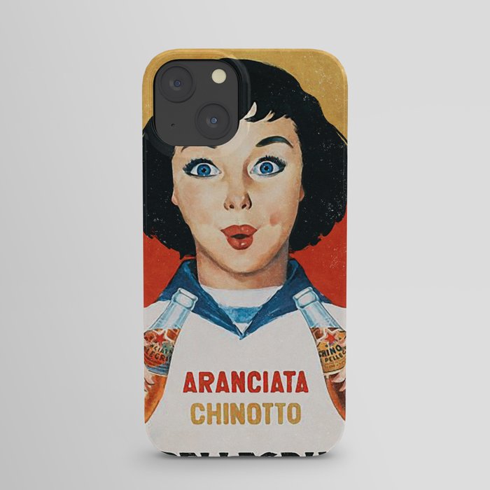 Orange Juice Italian Vintage Poster iPhone Case