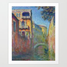 Rio della Salute by Claude Monet Art Print