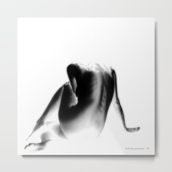 Negative Space Metal Print