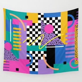 Memphis pattern 101 - 80s / 90s Retro Wall Tapestry