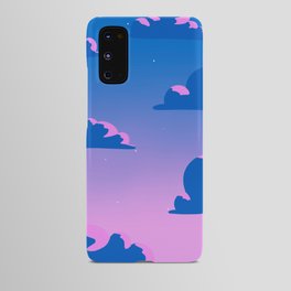 Sunset sky Lo-Fi kawaii purple pink Android Case
