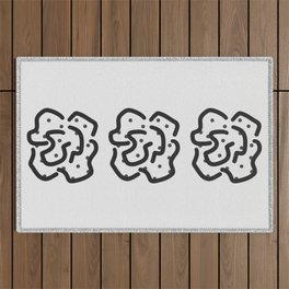 Three spotted flowers 6 Outdoor Rug