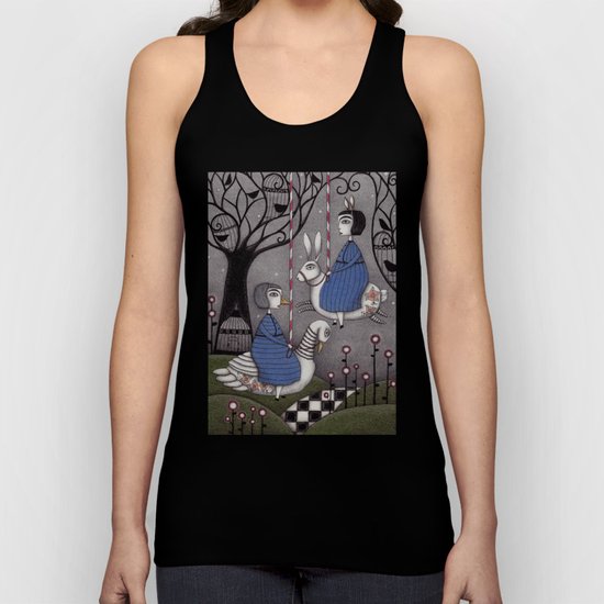 Merry-go-round Unisex Tank Top