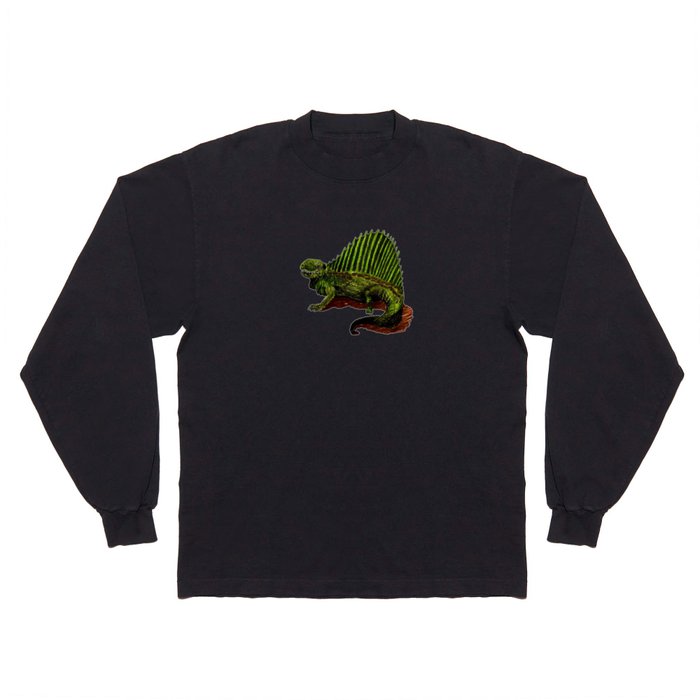 The Green Dinosaur Long Sleeve T Shirt