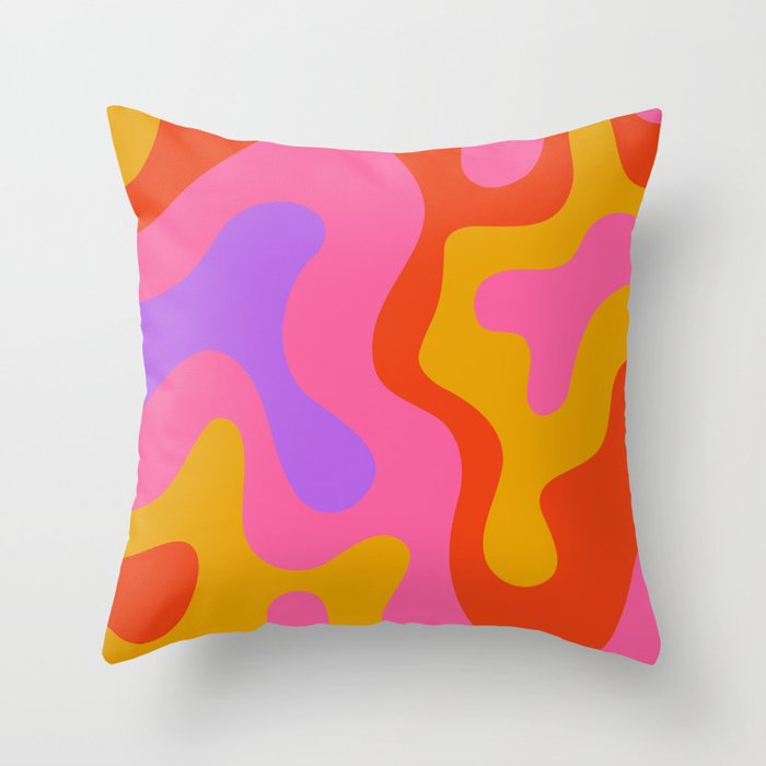 Standing on the edge Throw Pillow