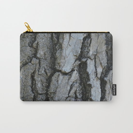 TEXTURES -- Fremont Cottonwood Bark Carry-All Pouch