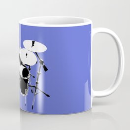 Drumkit Silhouette (backview) Coffee Mug