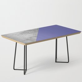 Very Peri 2022 Color Of The Year Violet Blue Periwinkle Concrete II Coffee Table
