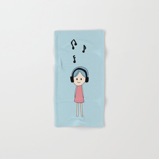 listening Hand & Bath Towel
