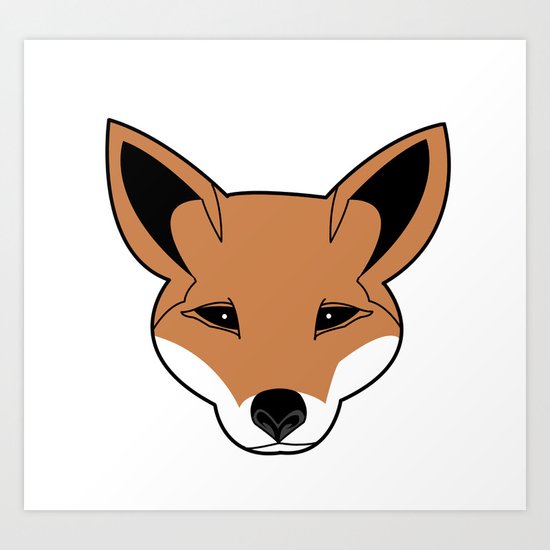 Fox the Fox Art Print