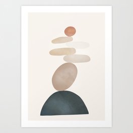 Balancing Stones 24 Art Print