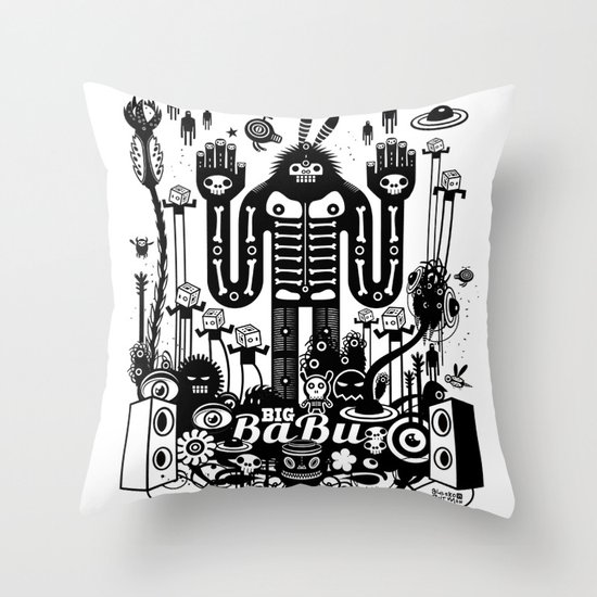 Big Babu Throw Pillow
