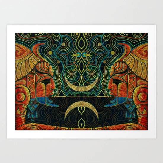 They Who Drink Chaos Art Print