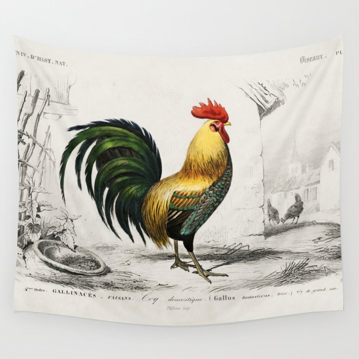 Cock Wall Tapestry
