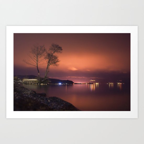By the Lake Art Print