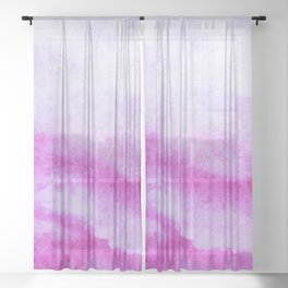 Pink Cotton Candy Sheer Curtain