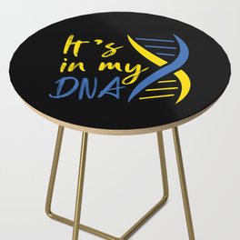 It's In My DNA Ukrainian Side Table