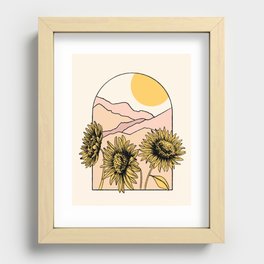 Desert Calling Recessed Framed Print