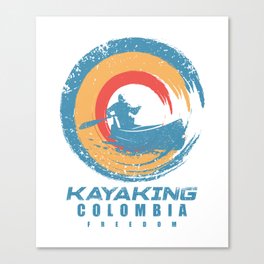 colombia Kayak Adventure Canvas Print