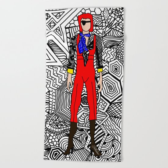 Bowie Fashion 4 Beach Towel