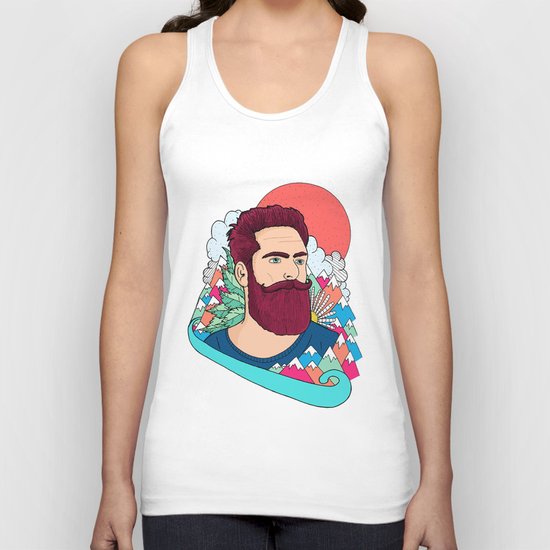 Mountain Man Unisex Tank Top