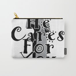 He Cares For You Carry-All Pouch