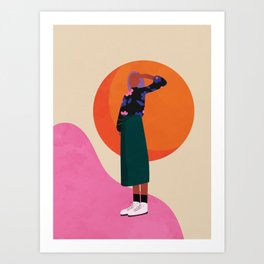 Brave Woman 2 Art Print