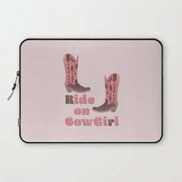 Ride on Cowgirl -  Boots Cowboy Laptop Sleeve