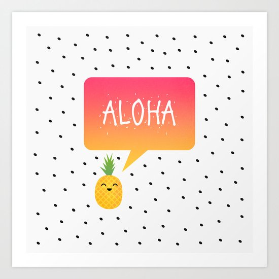 Aloha Art Print