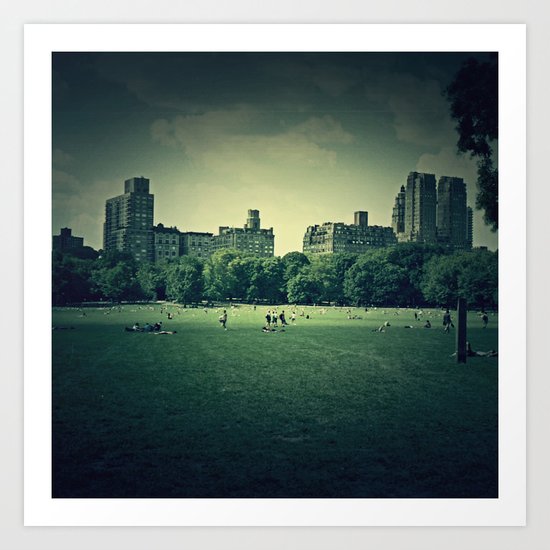 A Walk In The Park Art Print