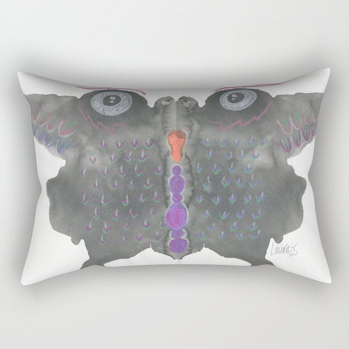 InkBlot Monster 1 Rectangular Pillow