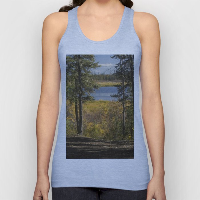 Forest Overlooking a Lake Tank Top