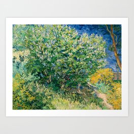 Lilacs by Vincent van Gogh Art Print