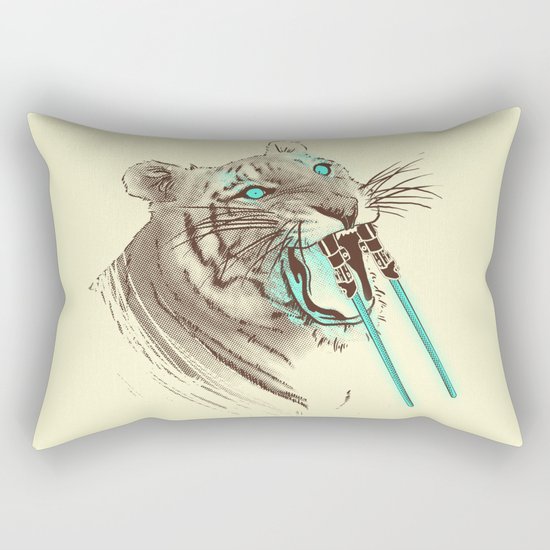 Saber-toothed Tiger Rectangular Pillow