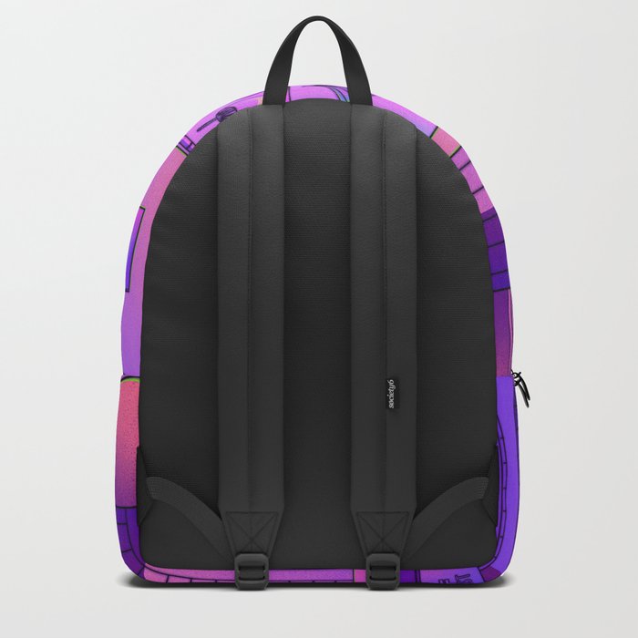 Vans on sale neon backpack