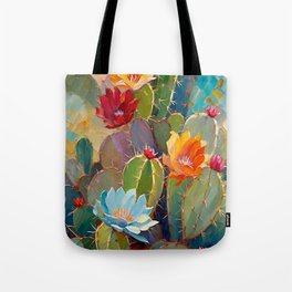 Desert in Bloom No2 southwestern wall art and home decor Tote Bag