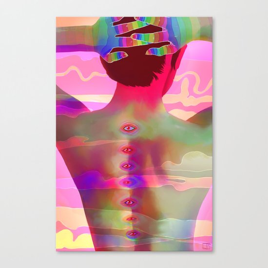 Psychedelic Drawing Canvas Print