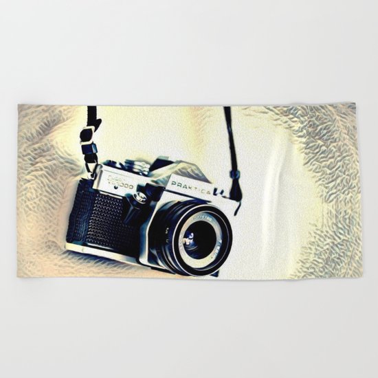 Classic Camera (Hipster) Beach Towel