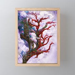 Fantasy tree Framed Mini Art Print