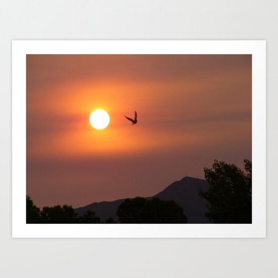 Fireflight Art Print