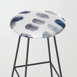 4   Minimalist Art 220419 Abstract Expressionism Watercolor Painting Valourine Design  Bar Stool