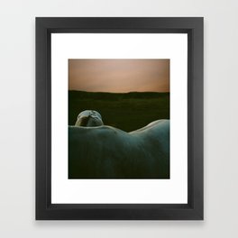 horse back Framed Art Print
