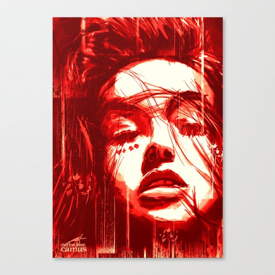 Queen of Diamond Canvas Print