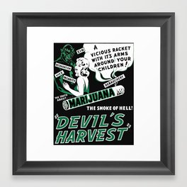 Devil's Harvest Framed Art Print