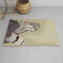 The Faceless Ghost_Light Rug | Drawing, Illustration, People, Scary, Japanese, Ghost 