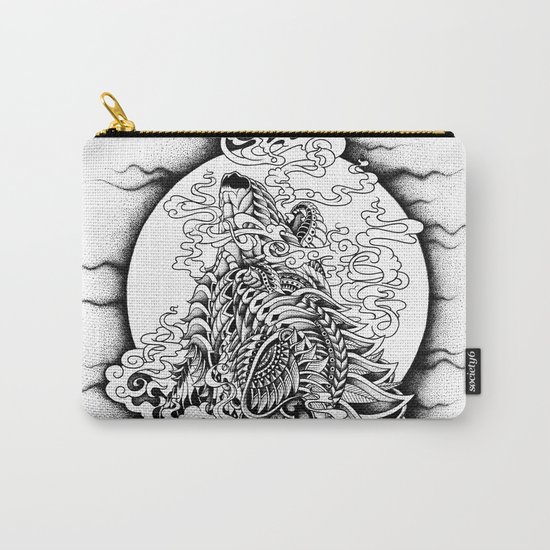 Howling Wolf Carry-All Pouch
