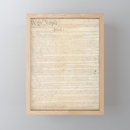 Constitution Framed Mini Art Print