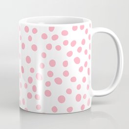 Hot Pink doodle dots Coffee Mug